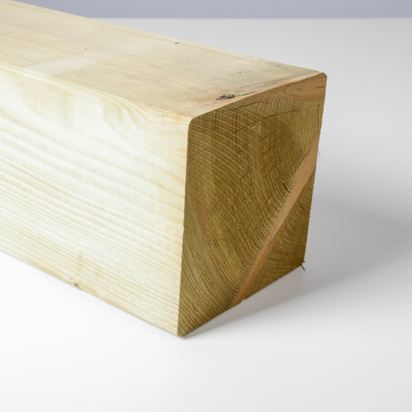 Vuren 140 x 140 x 3000 mm geschaafd verduurzaamd C