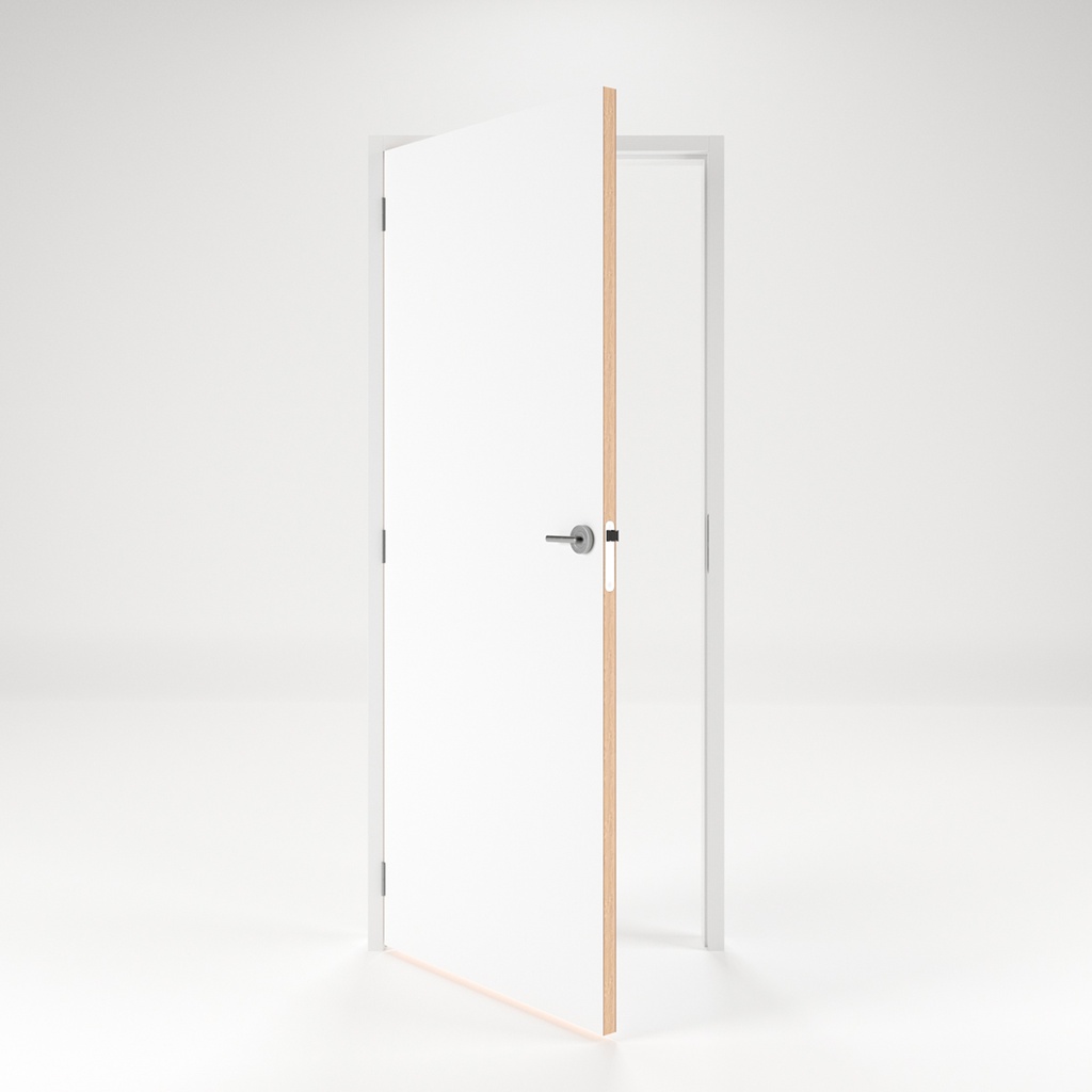 Deur kozijn combinatie  93x231,5 rechts kozijn vuren wit 56x120