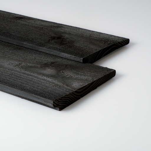 [2305448] Douglas Zweeds rabat 175 x 5000 mm werkend zwart gespoten