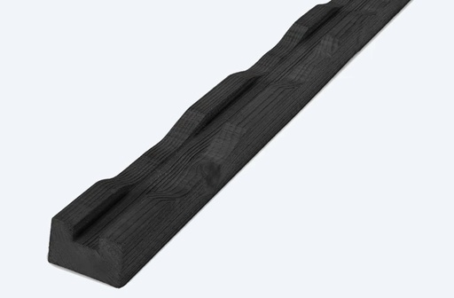 [2305517] FSC Vuren 21 x 48 x 4800mm zwart gewolmaniseerd ventilatie FSC