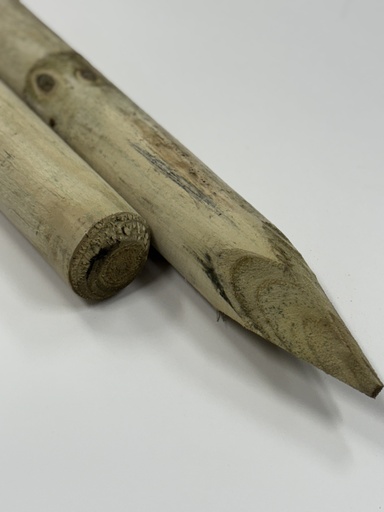 [2306003] Vuren gepunt / gekruind dia 60 x 2000 mm gewolmaniseerd C