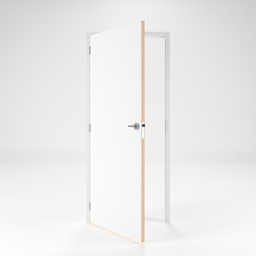 [2302129] Deur kozijn combinatie  88x231,5 rechts kozijn vuren wit 56x120